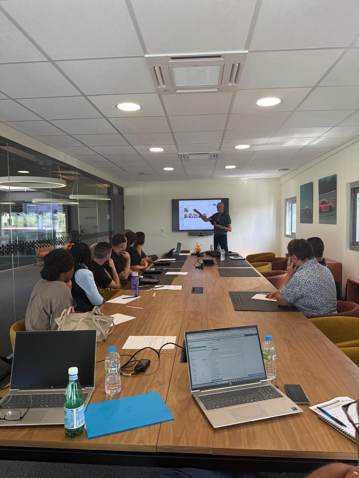Full workshop team gathered for launch training